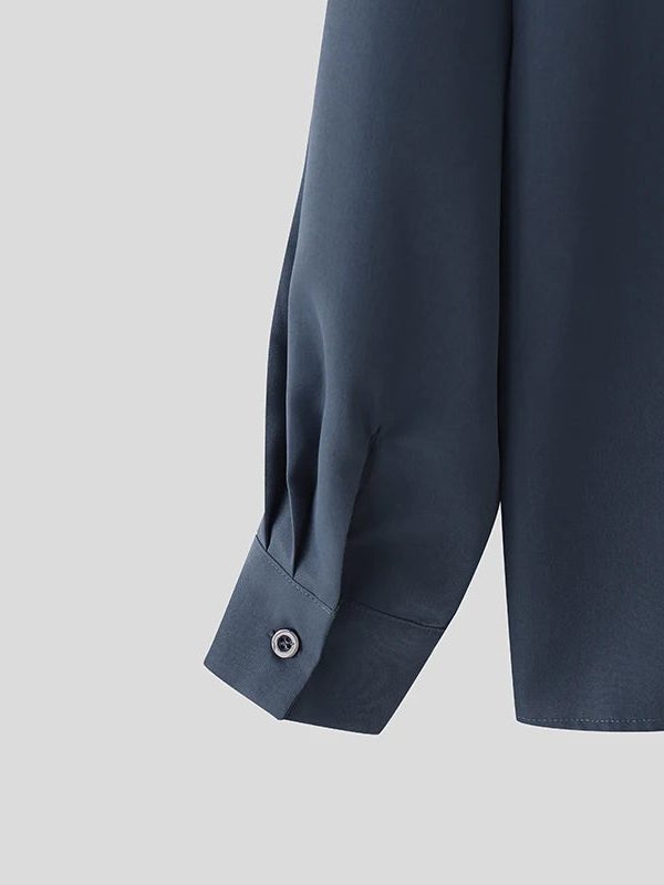 Contrast Collar Shirt