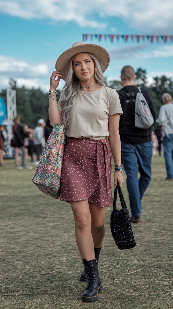 Creating Cool Girl Festival Outfits with Ease outfit idea