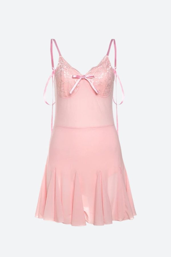 Coquette Backless Mini Dress