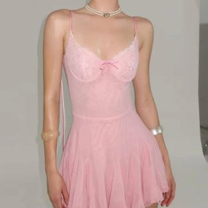 Coquette Backless Mini Dress