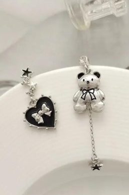 Coquette Bear Bow Earrings