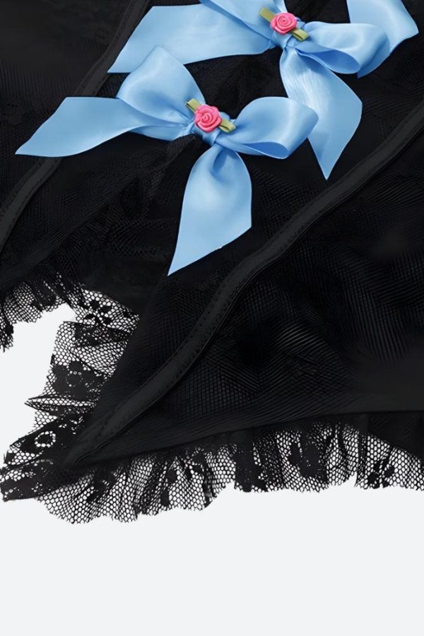 Coquette Bow Lace Top
