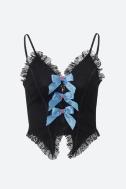 Coquette Bow Lace Top