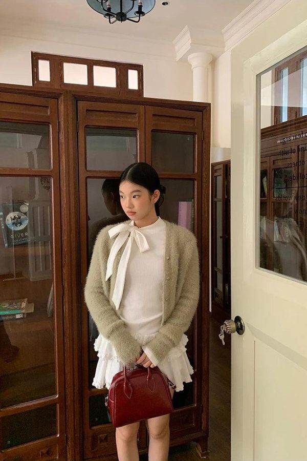 Coquette Bow Neck Blouse