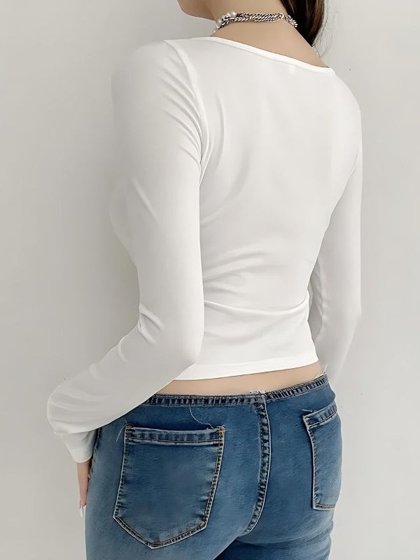 Coquette Bow Open Front Top