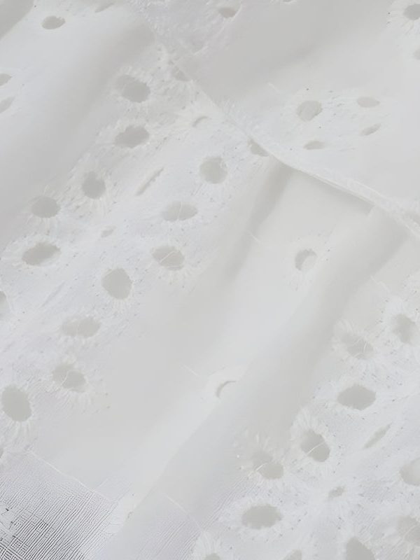 Coquette Broderie Anglaise Top & Mini Skirt Two Piece Set