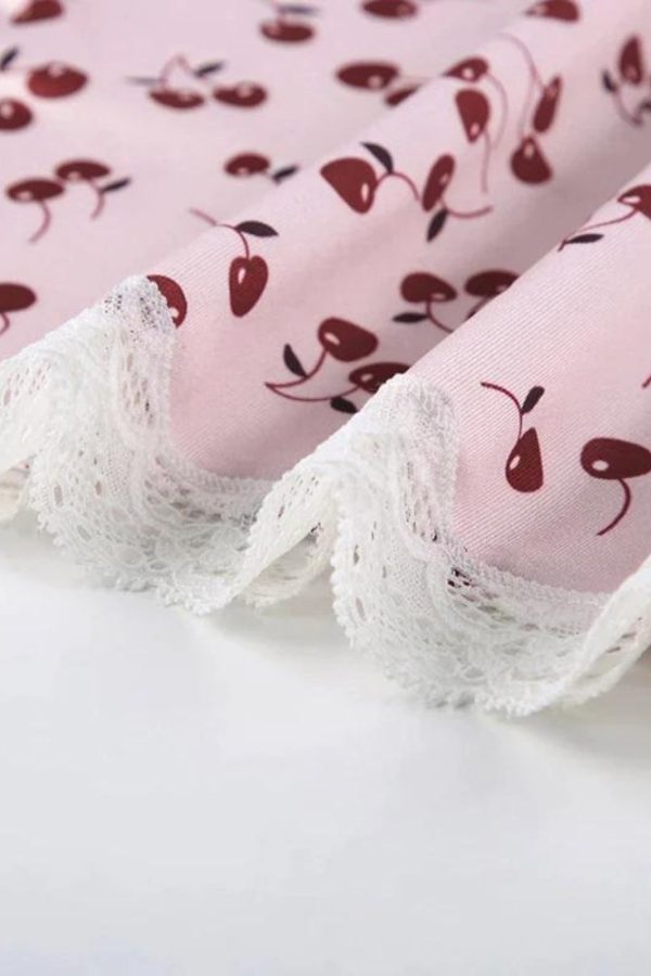 Coquette Cherry Mini Dress