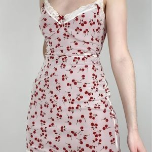 Coquette Cherry Mini Dress
