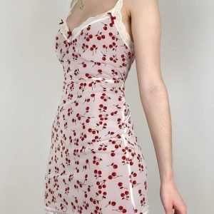 Coquette Cherry Mini Dress