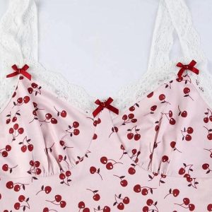 Coquette Cherry Mini Dress