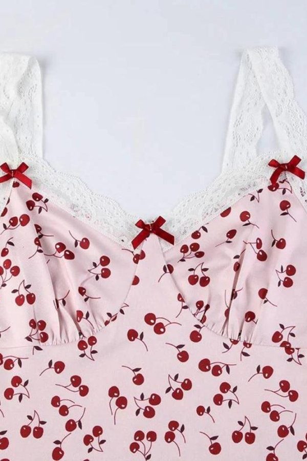 Coquette Cherry Mini Dress