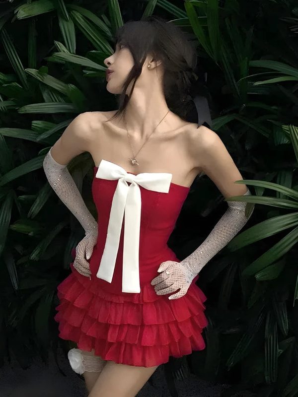 Coquette Corset Top & Mini Skirt Two Piece Set