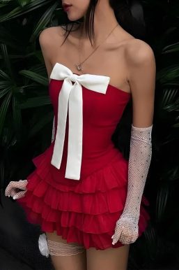 Coquette Corset Top & Mini Skirt Two Piece Set