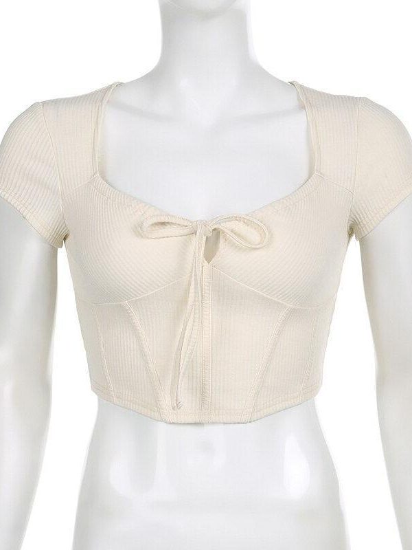 Coquette Cropped Corset Top