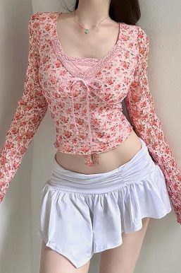 Coquette Floral Top