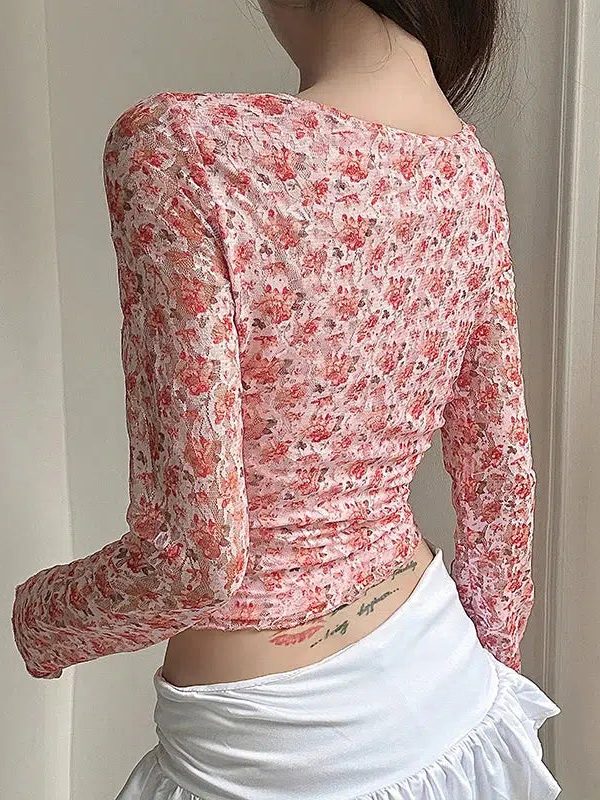Coquette Floral Top