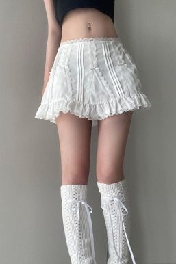 Coquette Frill Hem Mini Skirt