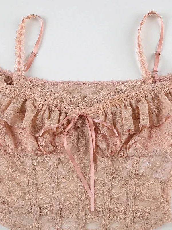 Coquette Lace Crop Top