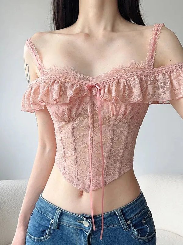 Coquette Lace Crop Top