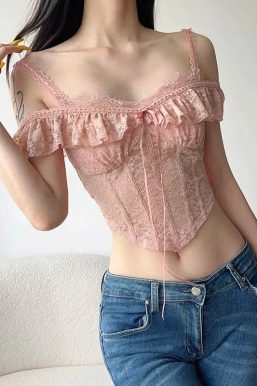 Coquette Lace Crop Top