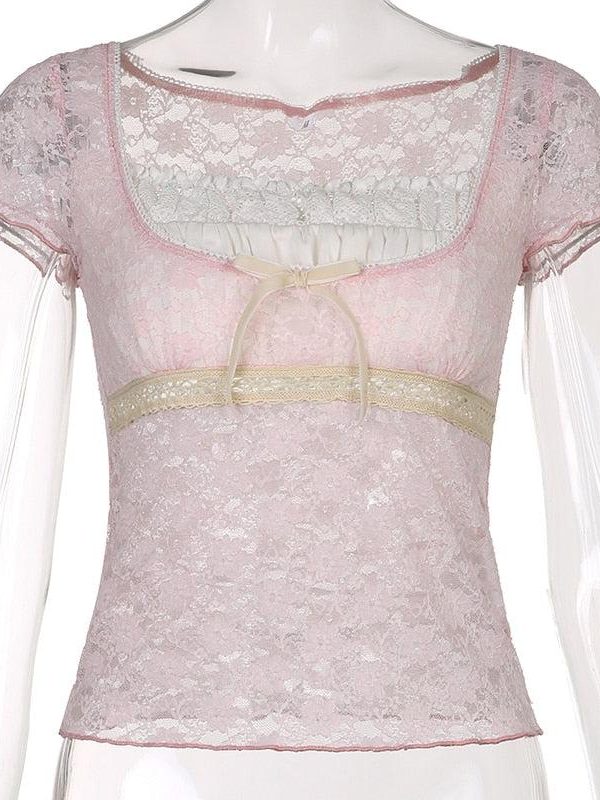 Coquette Lace Detailed Top