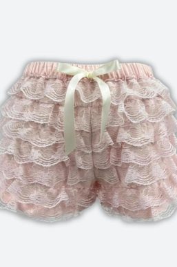 Coquette Lace Ruffled Shorts