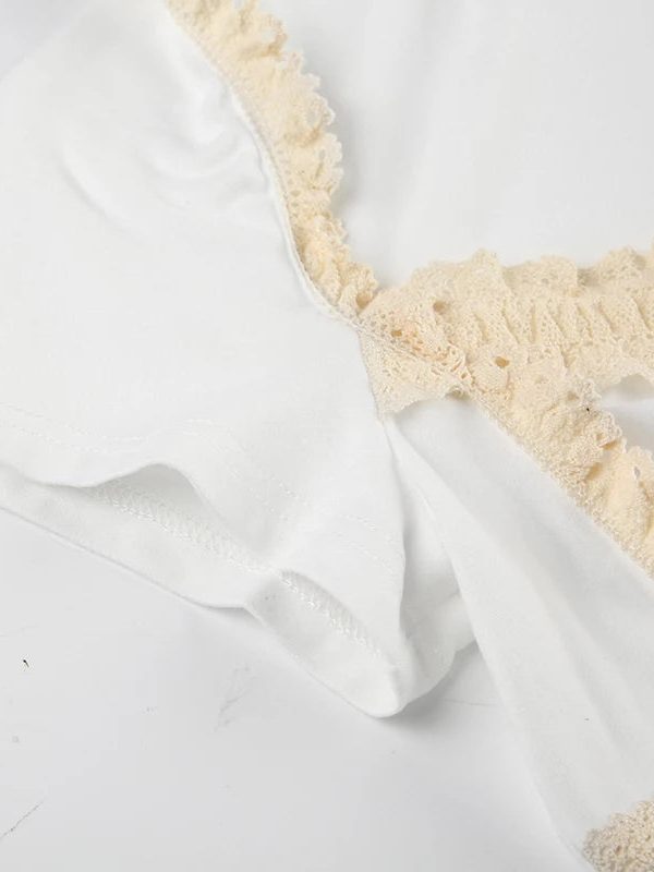 Coquette Lace Trim Top
