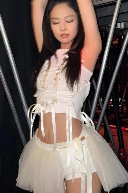 Coquette Lace Up Bow Top