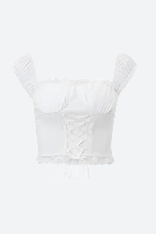 Coquette Lace Up Crop Top & Maxi Skirt Two Piece Set