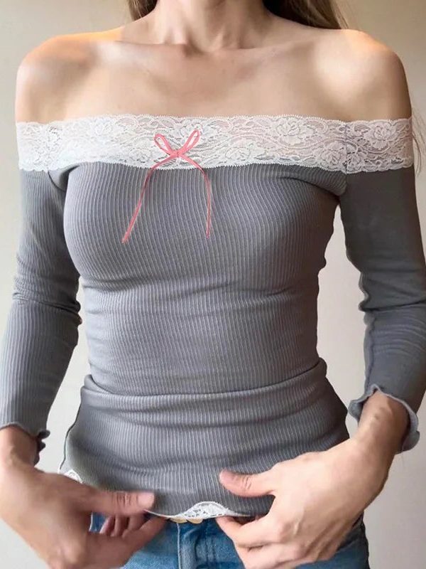 Coquette Off Shoulder Lace Top