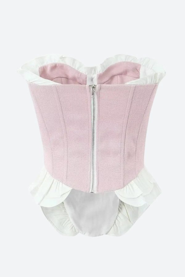 Coquette Pink Corset Top