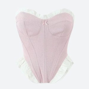 Coquette Pink Corset Top