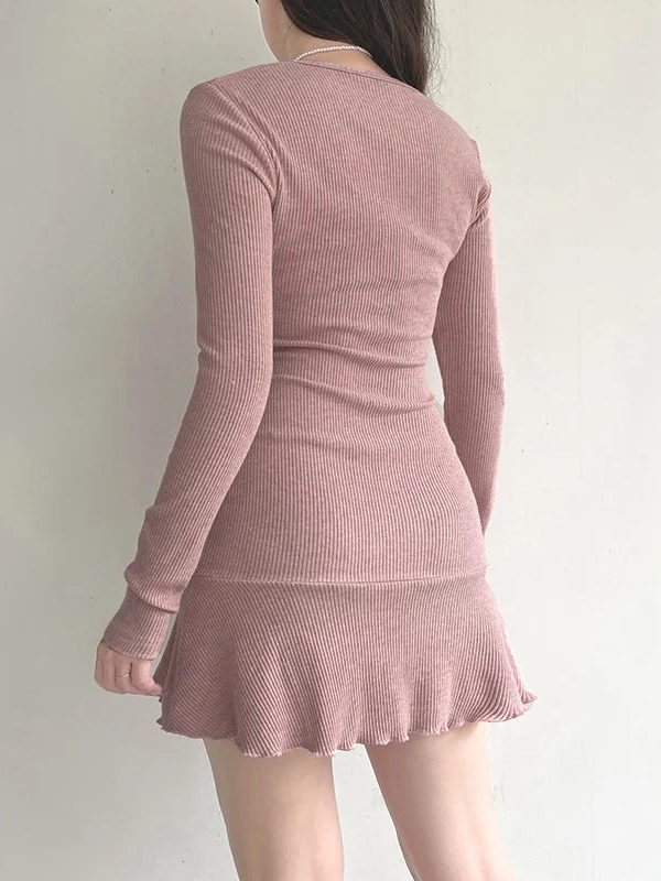 Coquette Pink Mini Dress