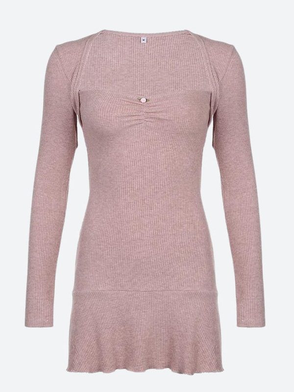 Coquette Pink Mini Dress