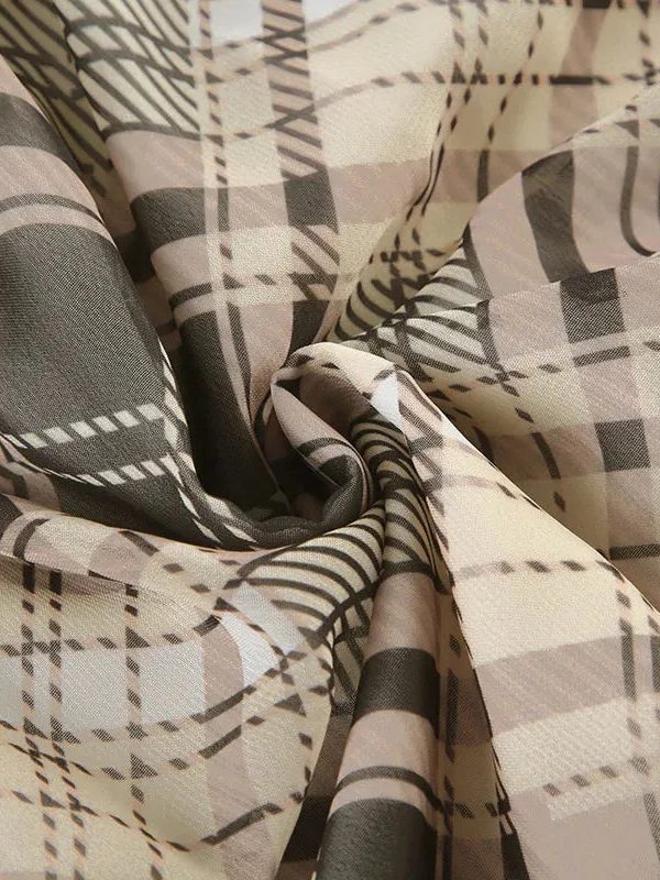 Coquette Plaid Mini Dress