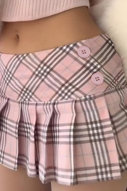 Coquette Plaid Mini Skort