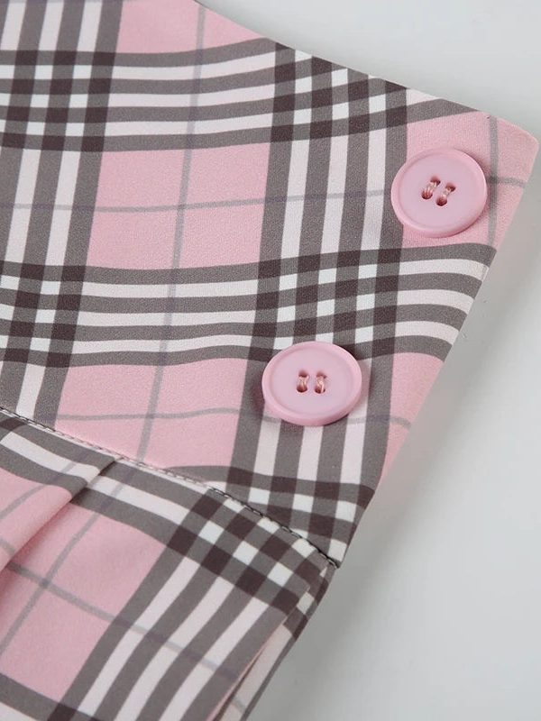 Coquette Plaid Mini Skort