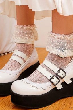 Coquette Platform Mary Jane Shoes