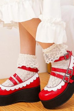 Coquette Platform Mary Jane Shoes