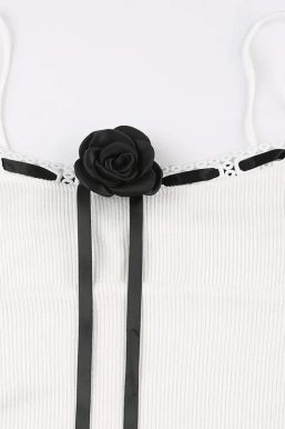 Coquette Rose Corduroy Mini Dress