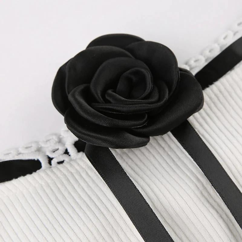 Coquette Rose Corduroy Mini Dress Coquette Rose Corduroy Mini Dress