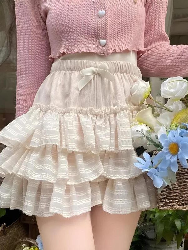 Coquette Ruffle Mini Skirt