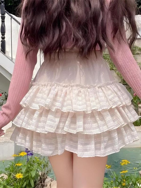 Coquette Ruffle Mini Skirt