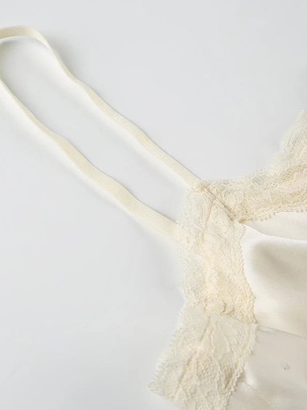 Coquette Split Front Lace Top