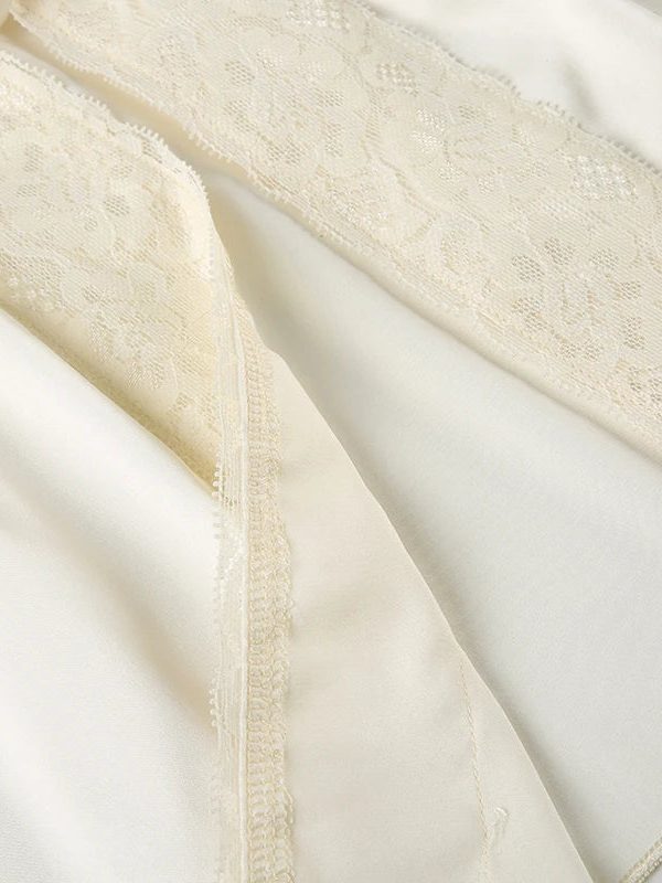 Coquette Split Front Lace Top