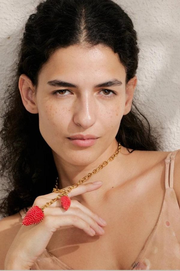 Coquette Strawberry Necklace