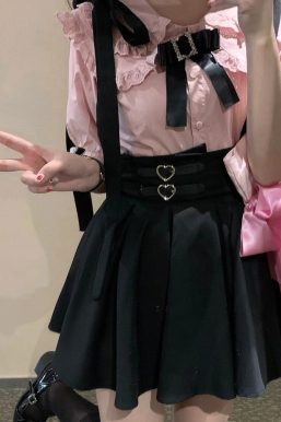 Coquette Suspender Mini Skirt