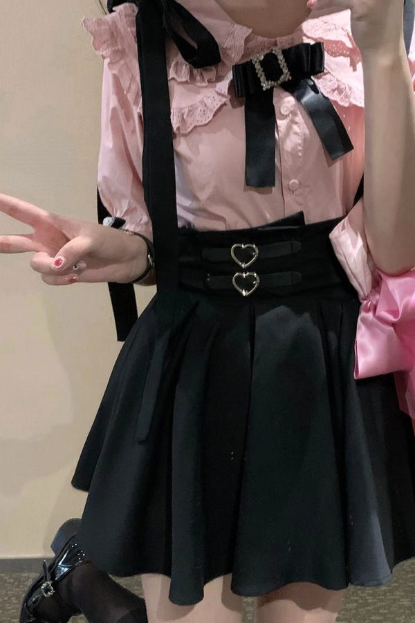 Coquette Suspender Mini Skirt