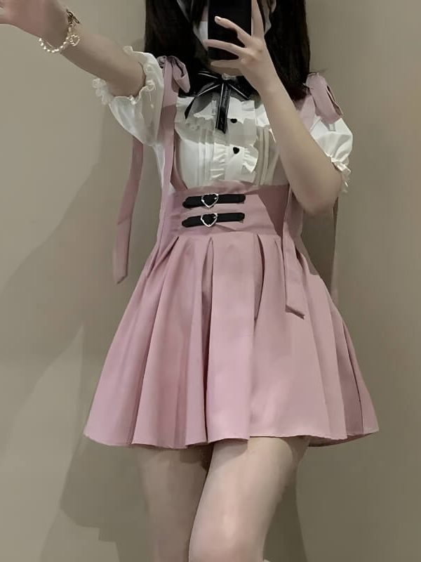 Coquette Suspender Mini Skirt