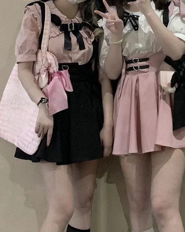 Coquette Suspender Mini Skirt